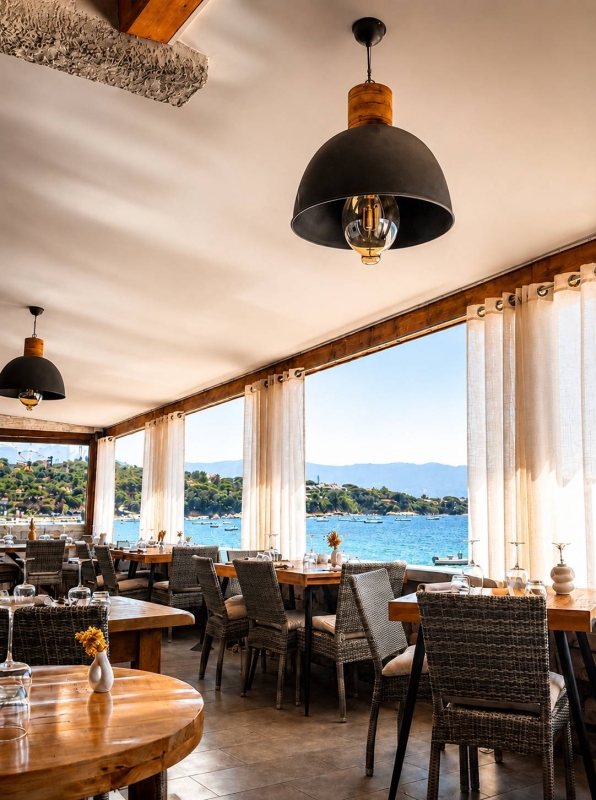 Le restaurant - Le 20118 - Sagone - Restaurant plage Sagone